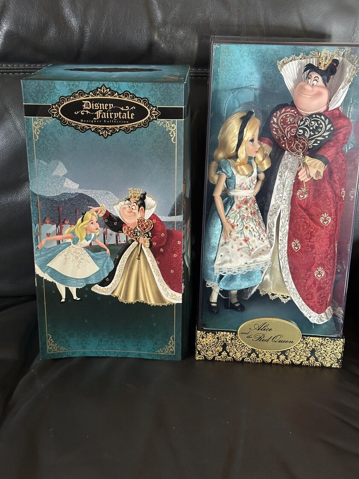 NEW Disney Fairytale Series Alice in Wonderland Alice & the Red Queen Dolls 6000