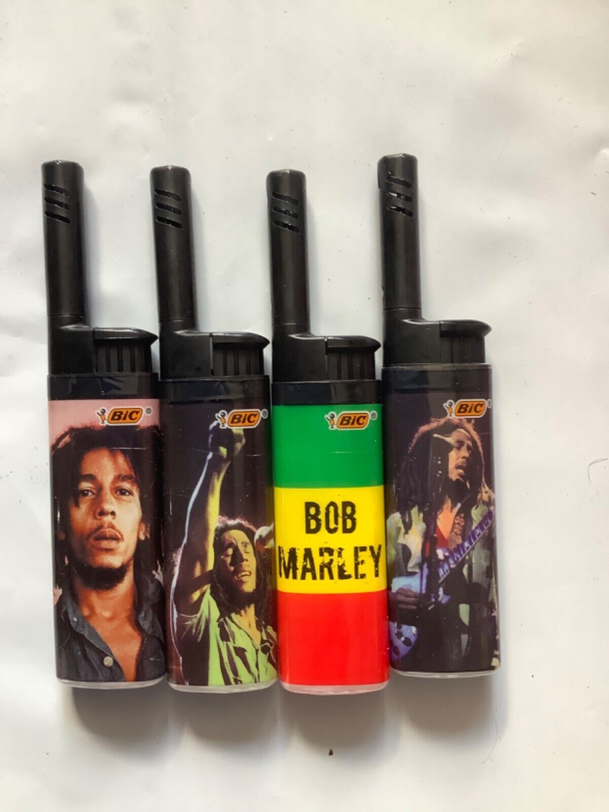 1/4/8 BIC EZ Reach Bob Marley Lighters Candle Grills Firepits Multi Packs