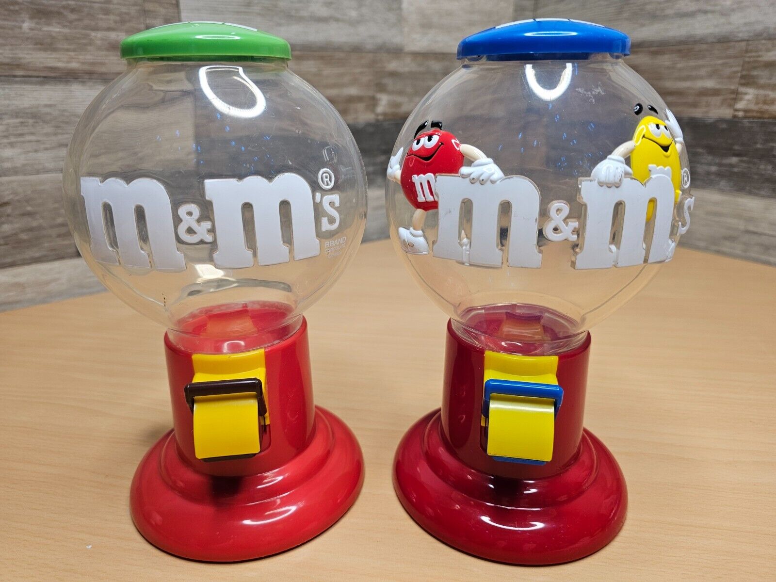 M&M Candy Dispensers - Collectible Gumball Machine Style 1990s - Mars