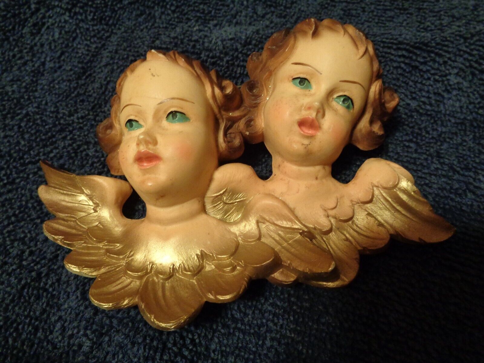 Vintage Angel Cherubs Ornament Wall Hanging (Made in Germany)