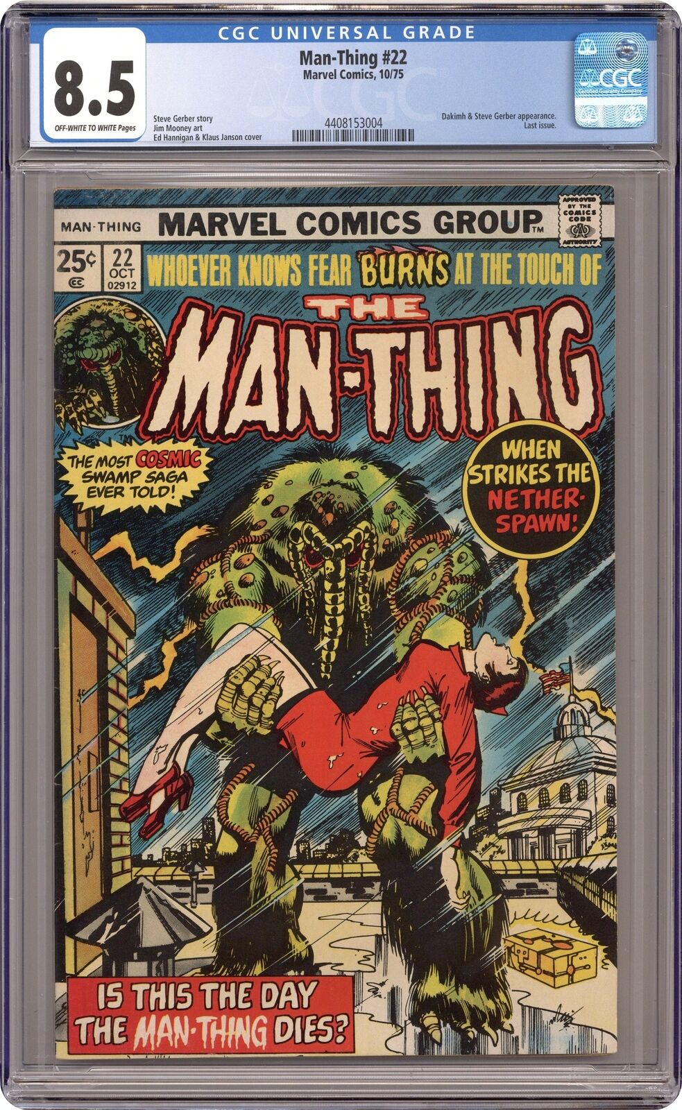 Man-Thing #22 CGC 8.5 1975 4408153004