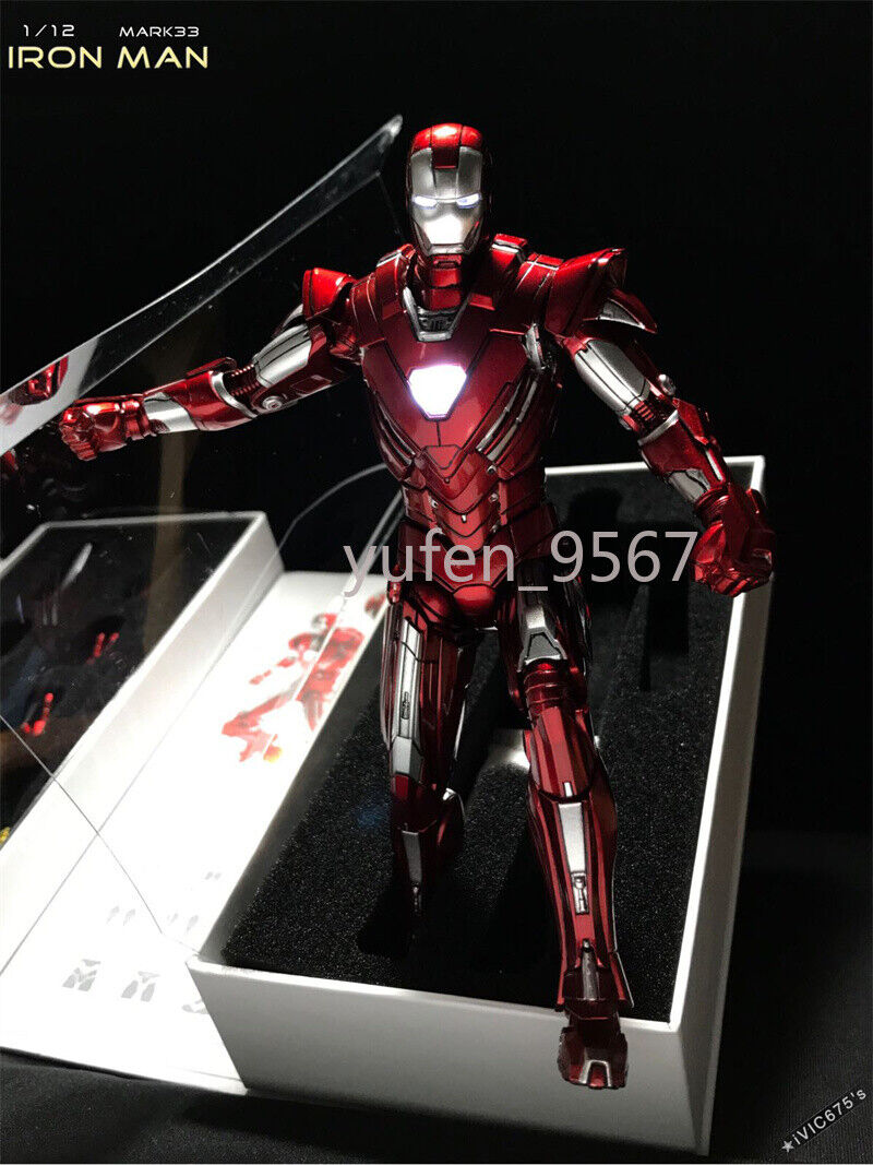 Comicave Studios 1/12 Diecast Alloy Iron Man MK 33 Action Figure Toys Collection