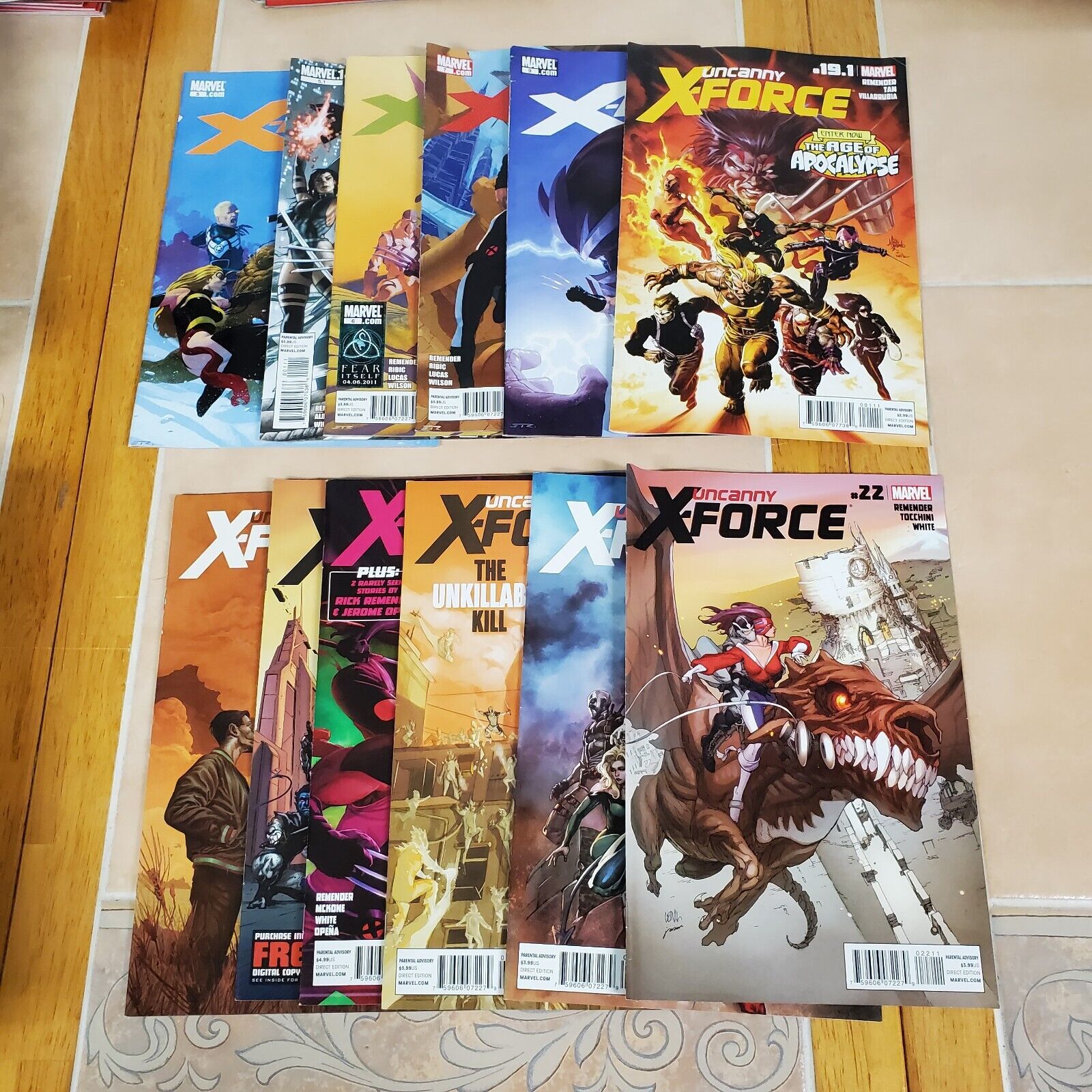 UNCANNY X-FORCE Lot of 12 Issues MARVEL COMICS