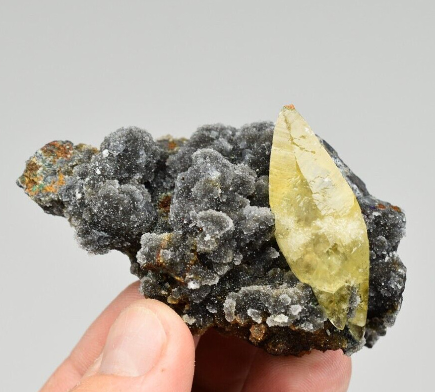 Calcite with Quartz and Galena - Casteel Mine, Iron Co., Missouri
