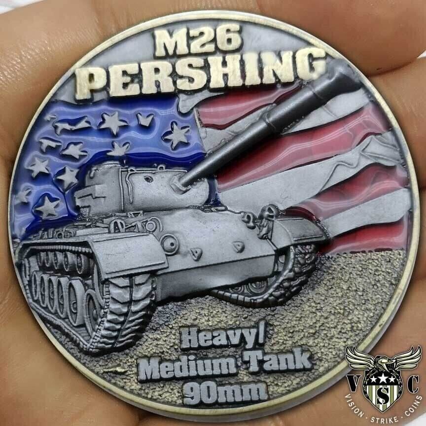 M26 Pershing Heavy Tank US Military Tanks of the Korean War Challenge Coin