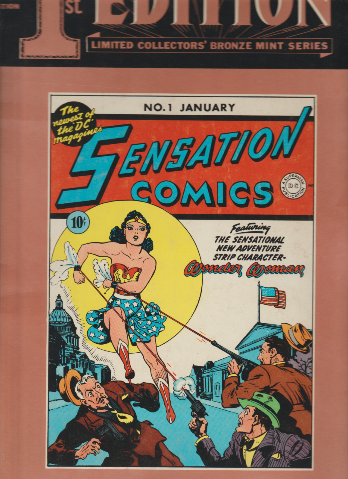 Famous First Edition Sensation Comics #1 Wonder Woman REPRINT C-30 1974