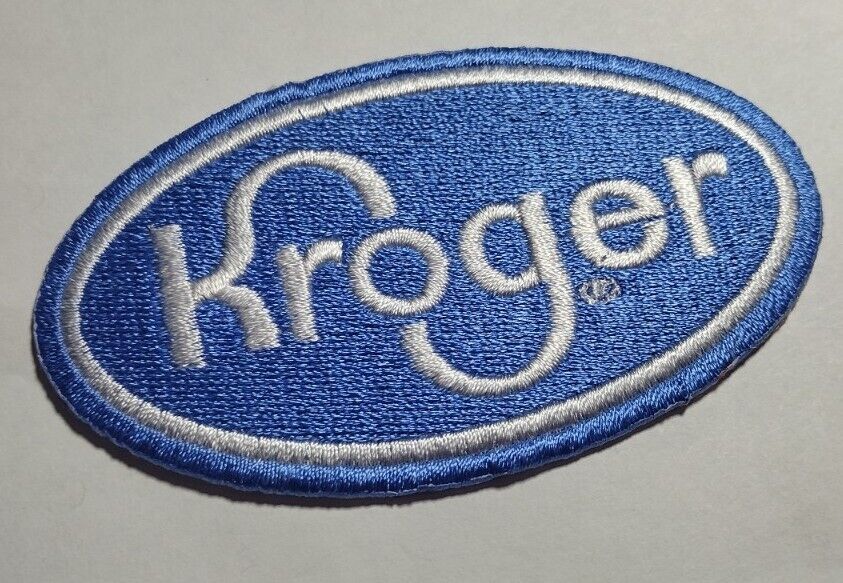 Kroger Employee Driver Iron On Quality Patch Fast Shipping with Tracking  3.5\