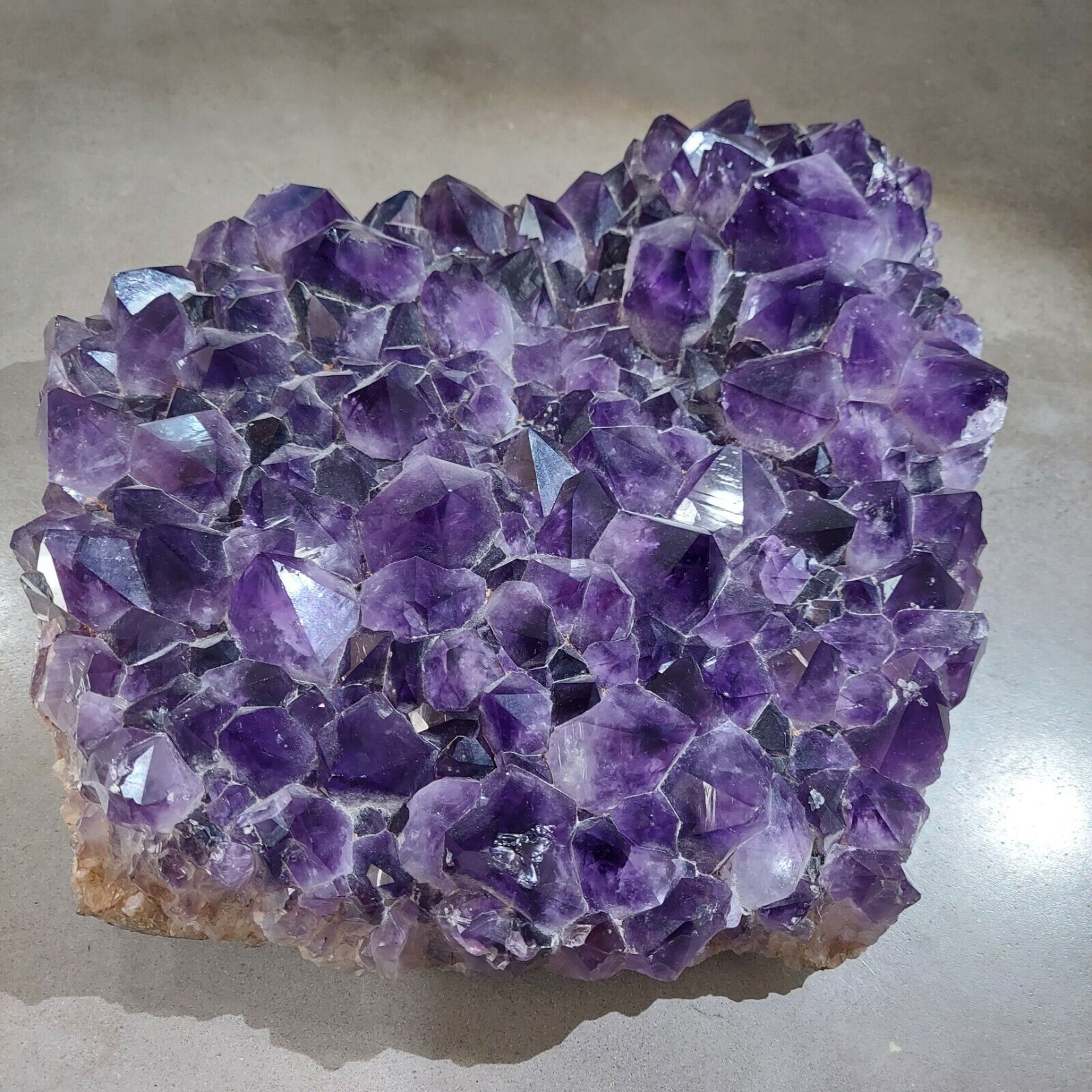 23.67 LB LARGE Natural Amethyst Crystal Cluster, geode quartz specimen Healing