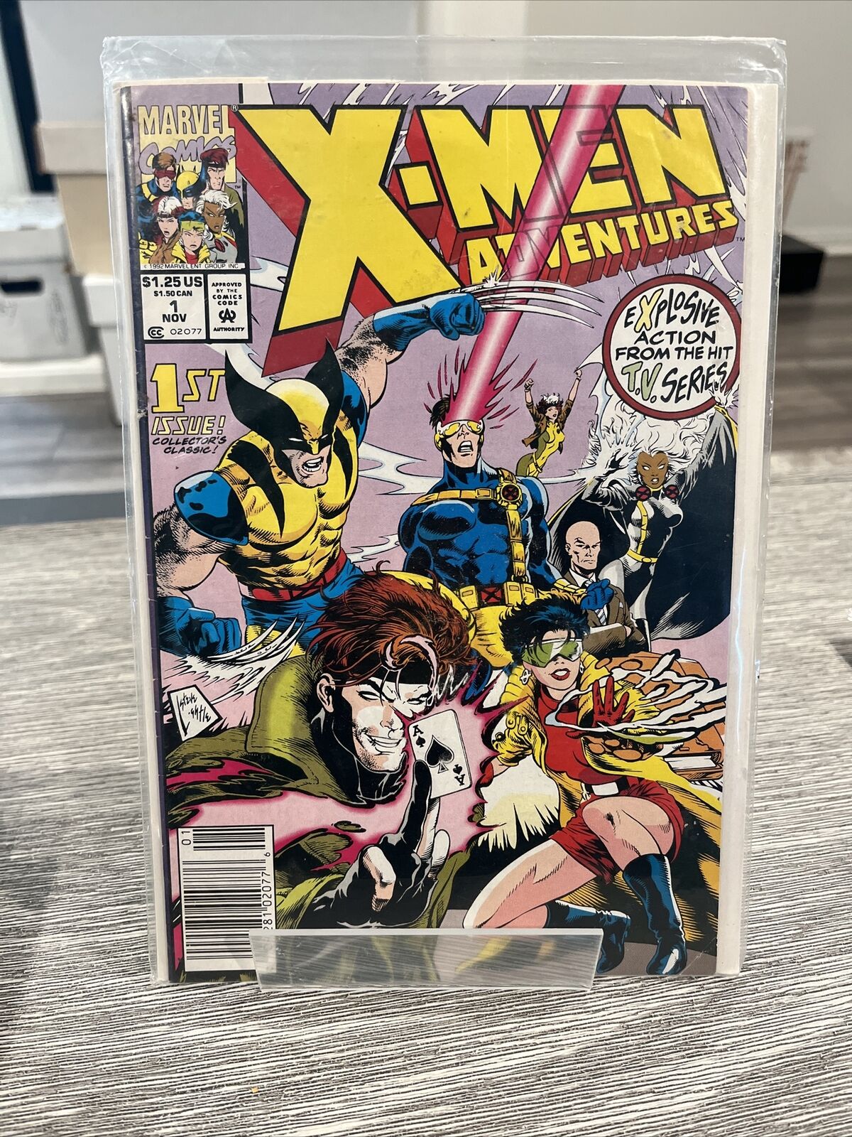 X-MEN ADVENTURES #1 (1992) BASED ON THE ICONIC ANIMATED SHOW. NEWSSTAND EDITION