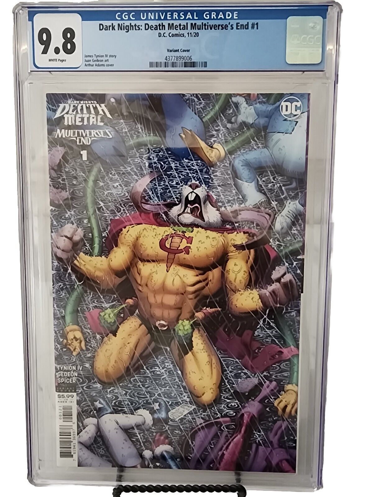 Dark Nights Death Metal Multiverse's End #1 CGC Graded 9.8 Variant Cover