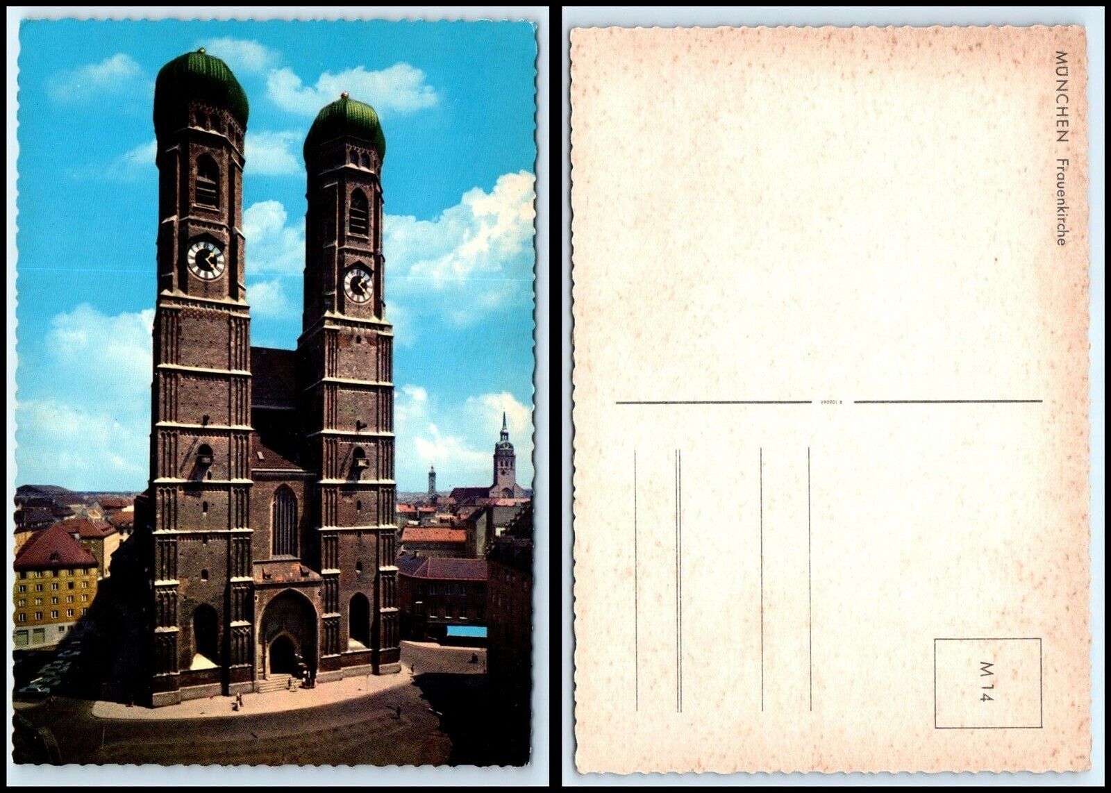 GERMANY Postcard - Munich, Frauenkirche B34