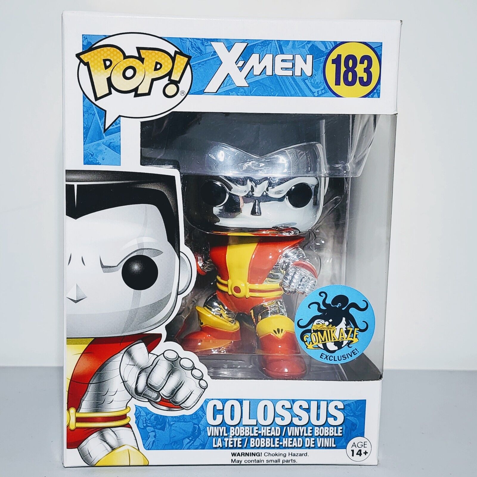 Funko Pop: X-Men - Colossus #183 (Metallic Chrome) Comikaze Exclusive