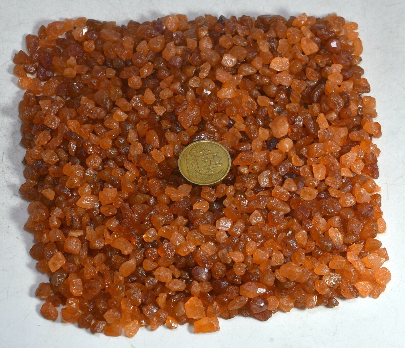 700 GM Faceted Natural Cutting Grade Spessartine Garnet Crystals Lot @Pakistan