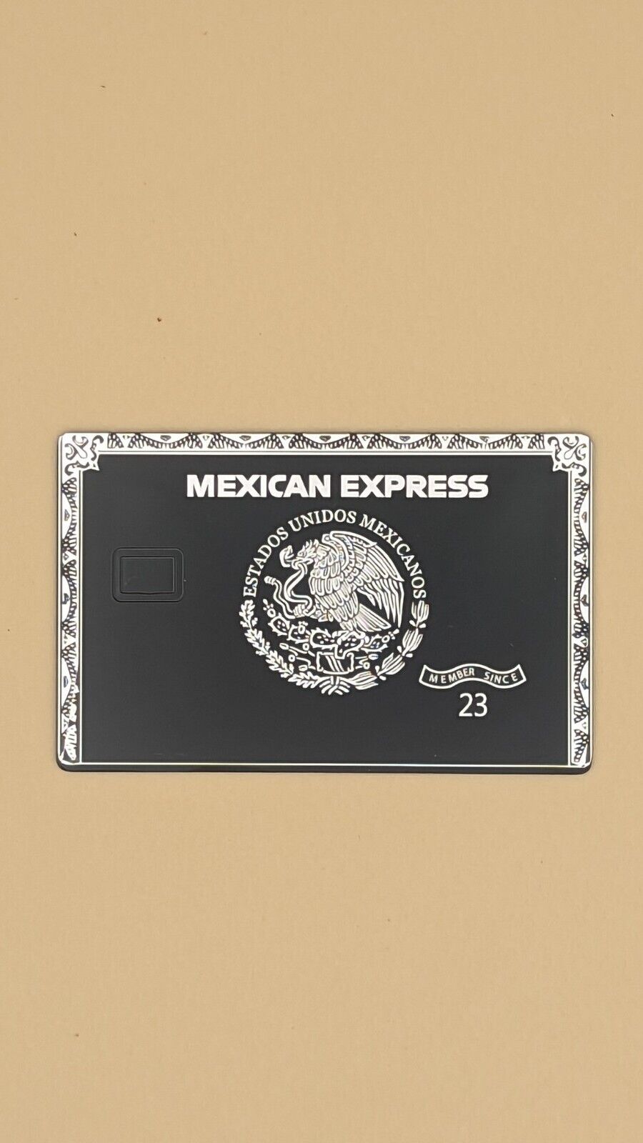 Mexican Express Metal Card