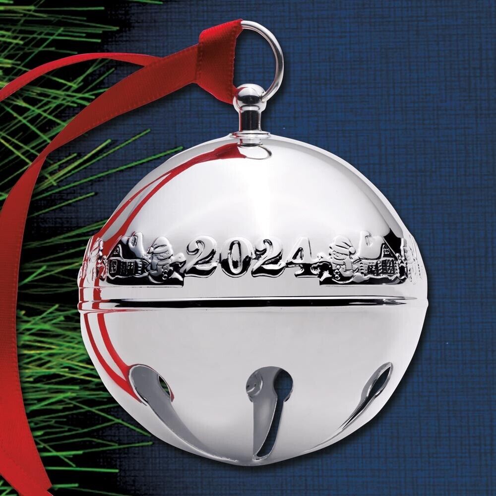 NEW 2024 Wallace Sleigh Bell 54th Edition Silverplate Ornament NIB