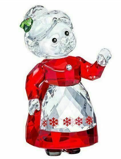 Swarovski Mrs. Santa Claus Crystal Figurine Christmas #5464887 New in Box