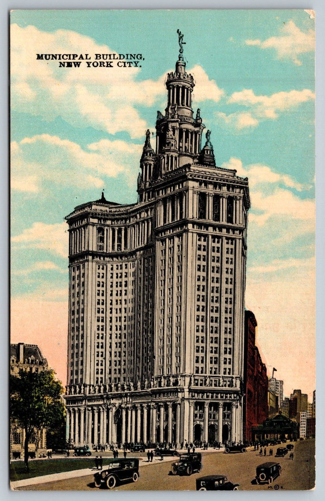 Vtg Early 1900s -Municipal Building, New York City, NY Postcard (UnPosted)