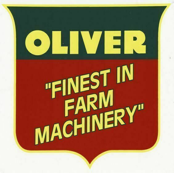Oliver Tractor Vinyl Decal Sticker Waterproof
