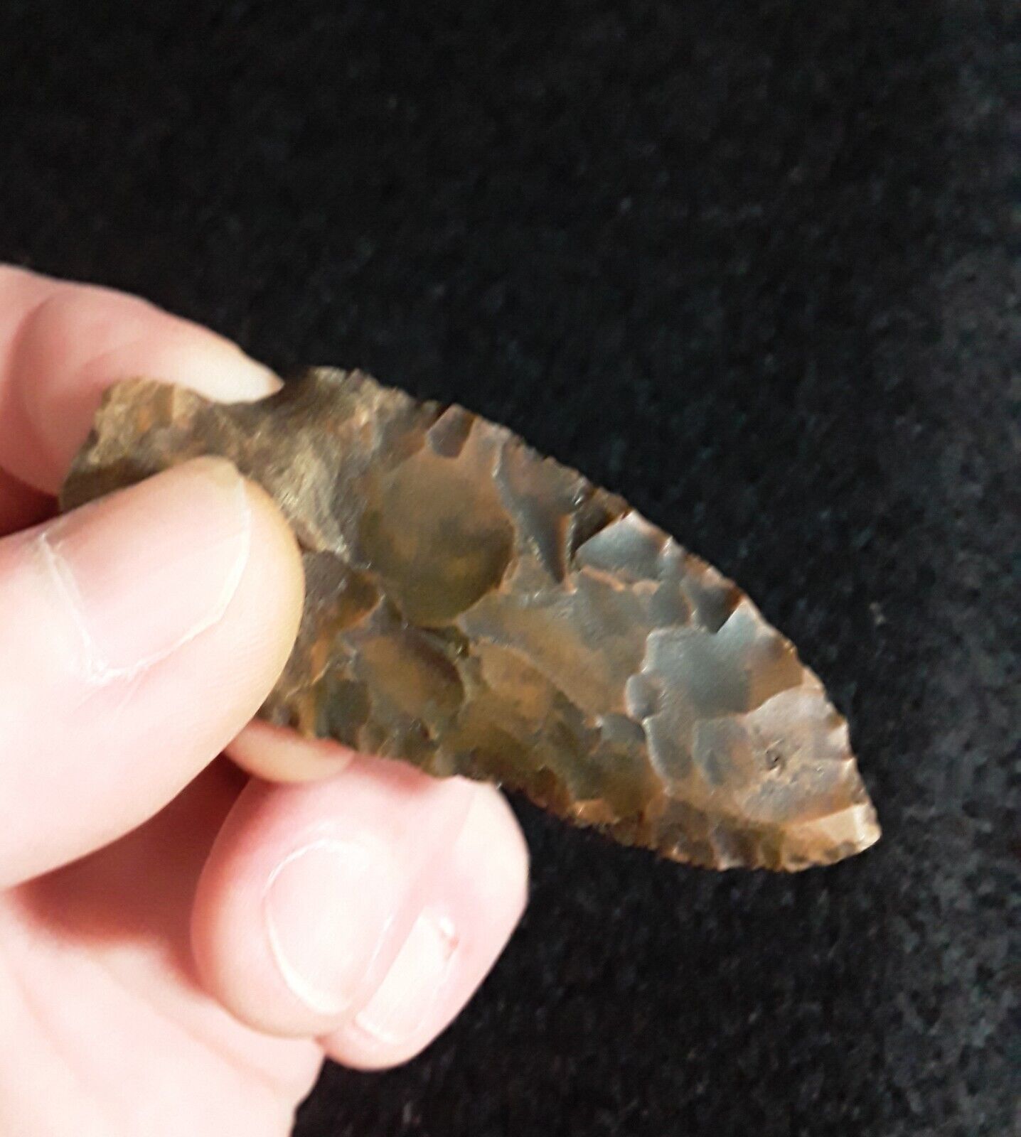 Nice Authentic Ancient Arrowhead Native American  pre 1600 N MS Artifact 