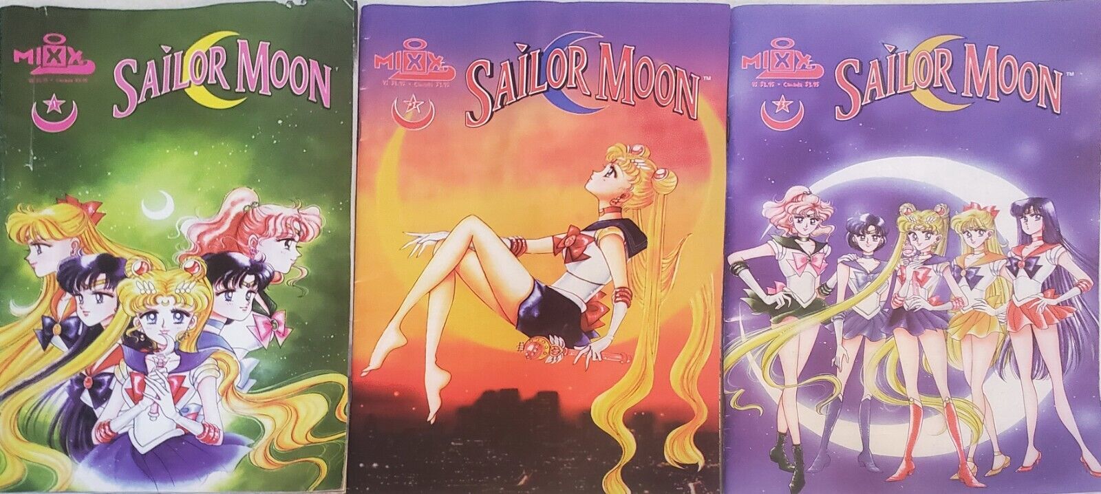 Sailor Moon #1 - #3     1 ST Print -     1 Issue    Mixx Chix Comics