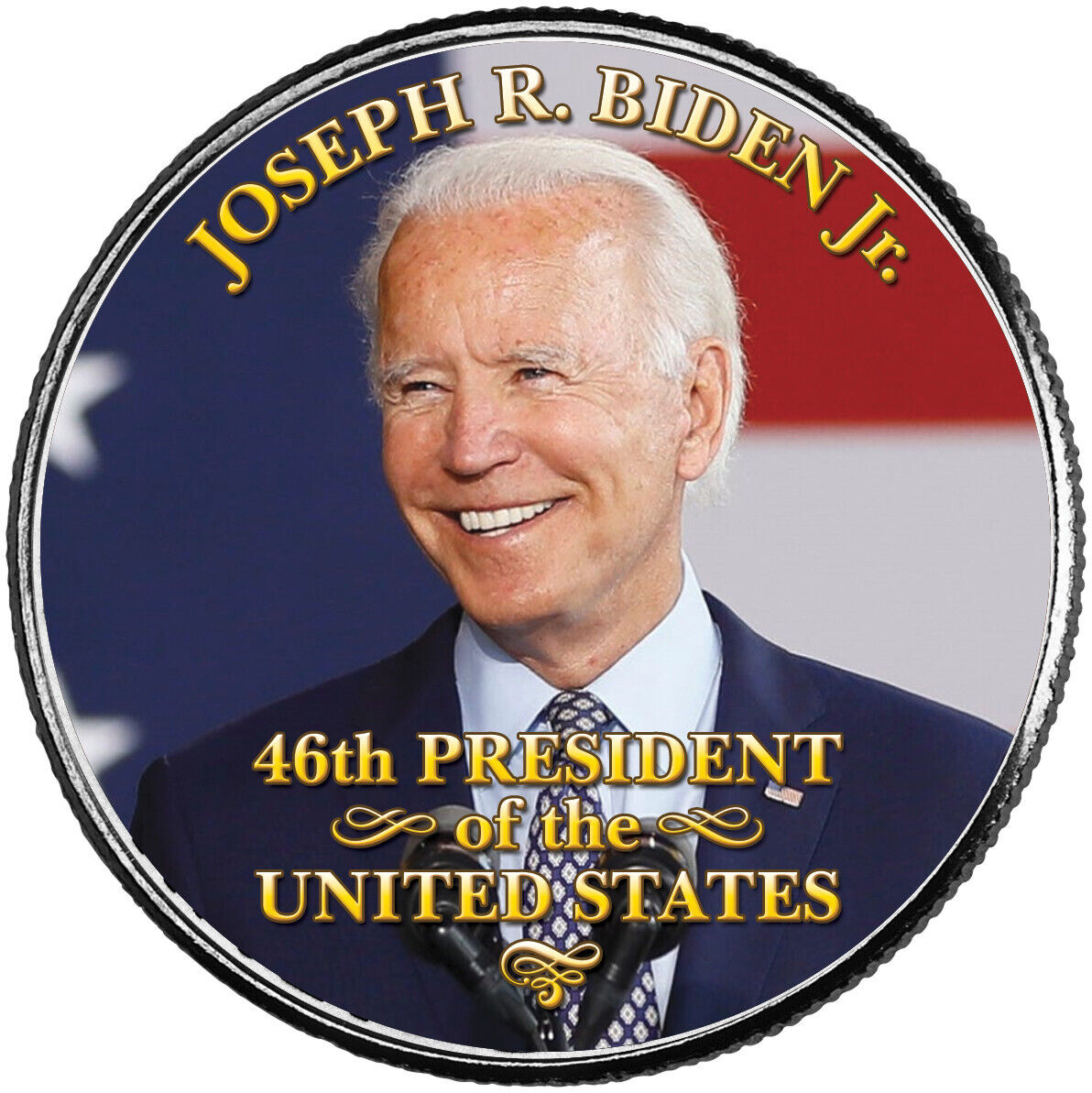JOE BIDEN 46th President of the U.S. Official JFK Half Dollar Coin