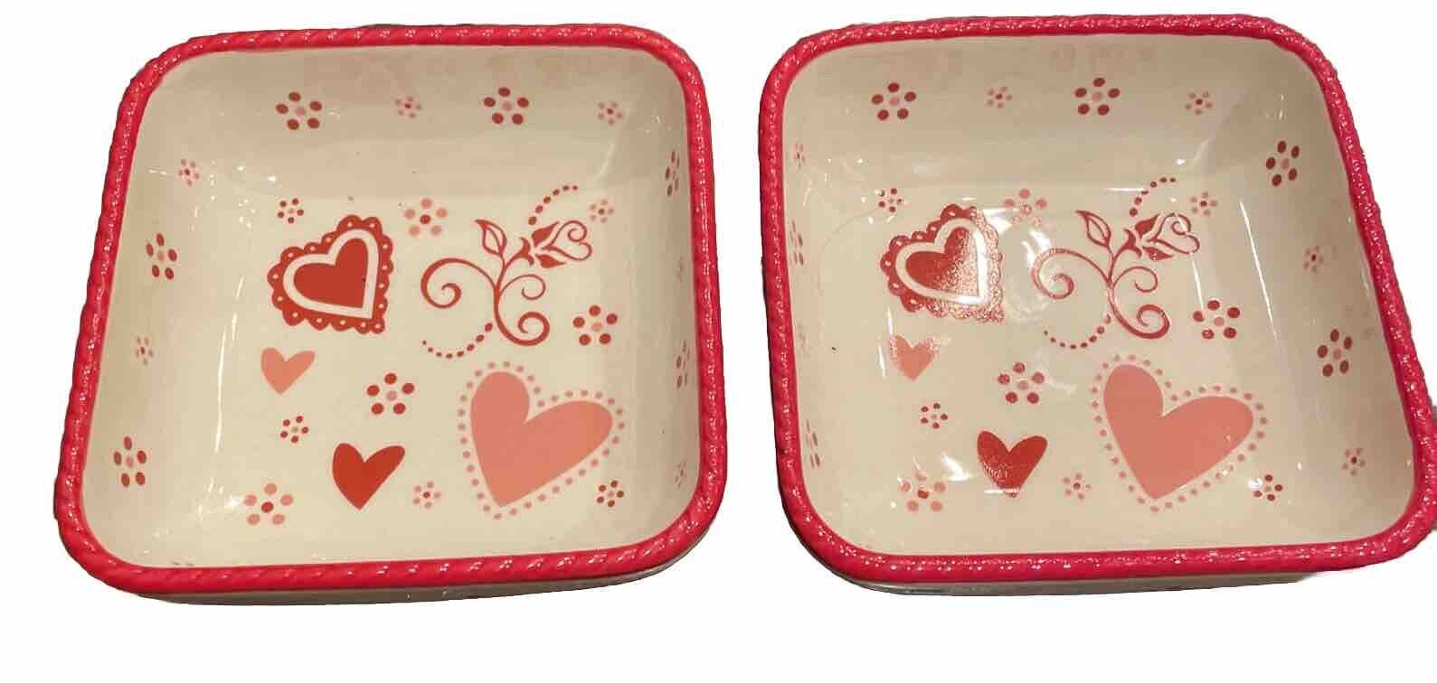 2 Temptations Valentine Trinket Dishes