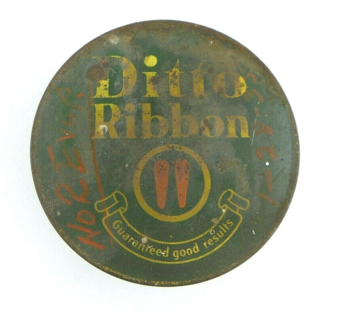 Ditto Incorporated Chicago, Illinois  Typewriter Ribbon Tin 