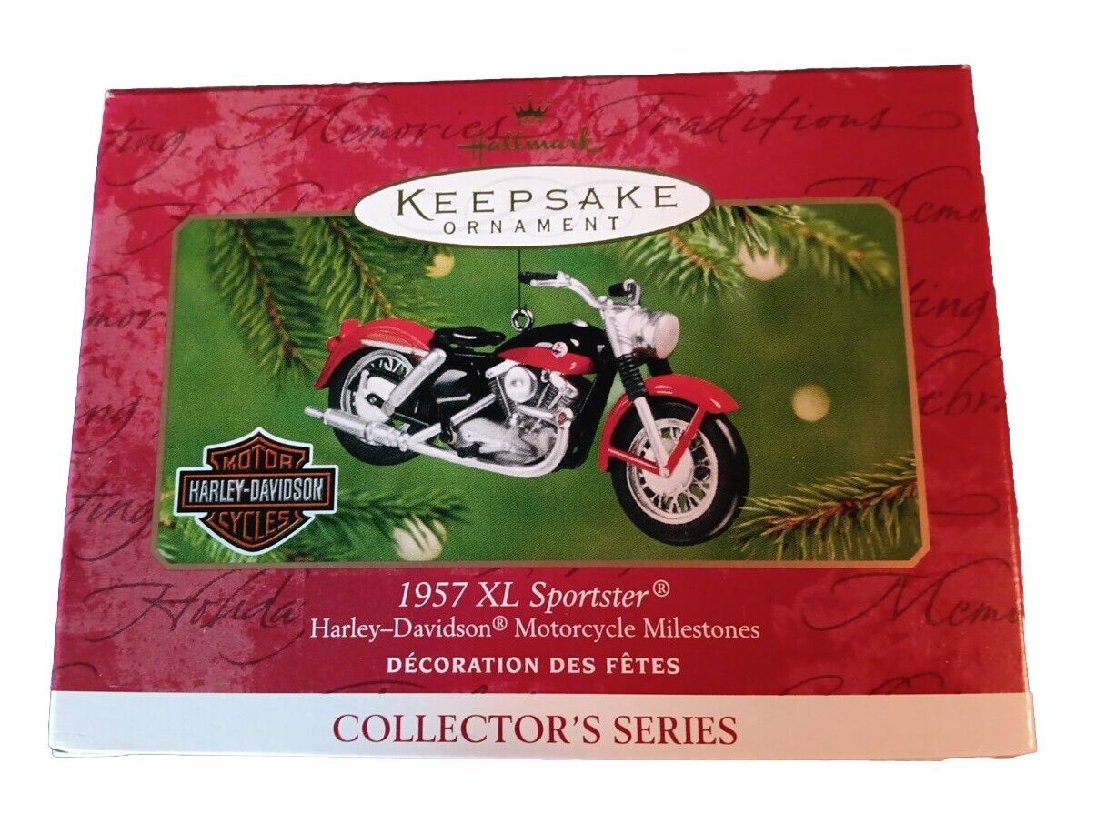 Hallmark 2001 Keepsake 1957 XL Sportster Motorcycle Harley Davidson Ornament