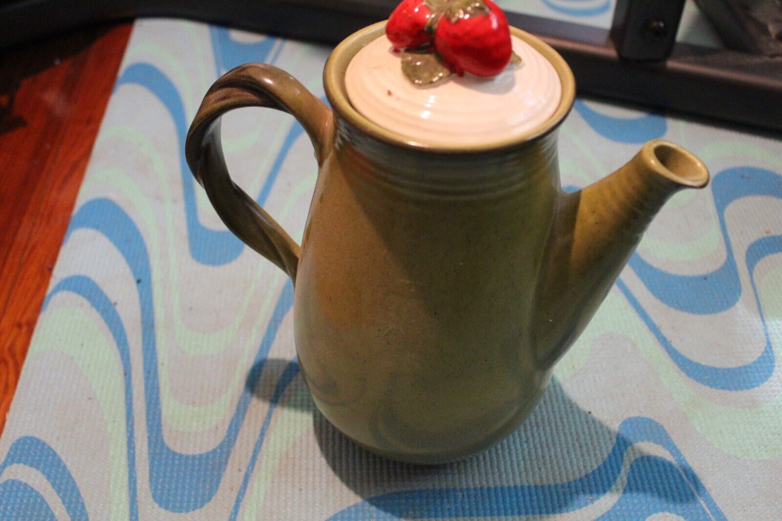 Poppy Trail Metlox Strawberry Tea Pot--Read Description