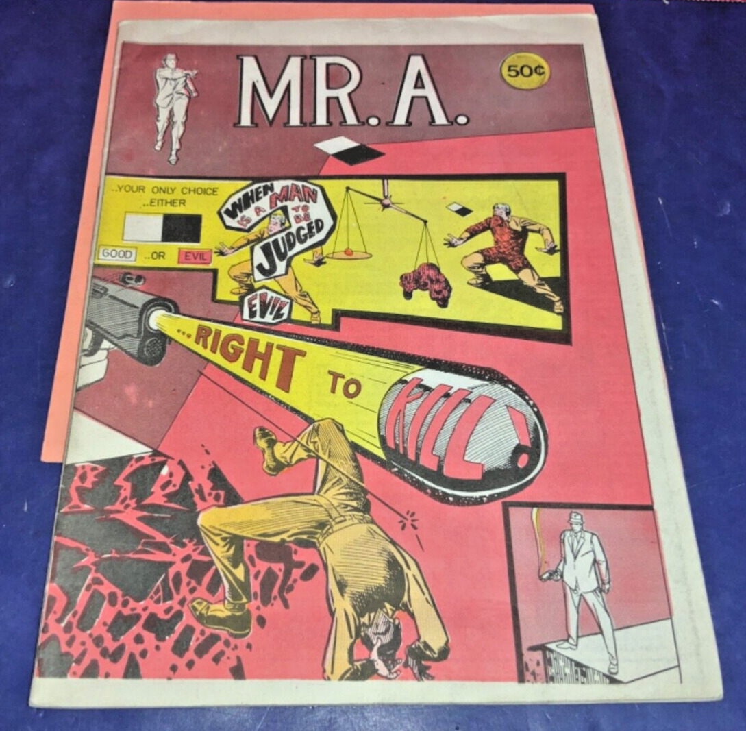 Vintage 1973 Mr. A Issue 1 Comic Book by Steve Ditko - AS IS