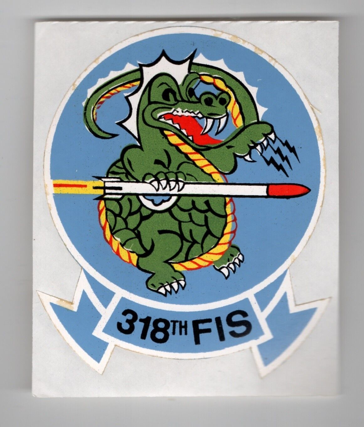 USAF Sticker - 318th Fighter Interceptor Squadron - McChord AFB