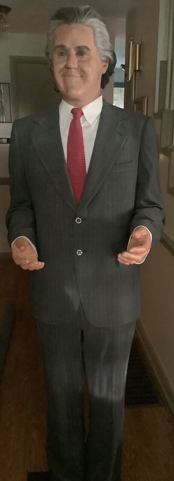 JAY LENO Wax Figure Life Size Statue from HOLLYWOOD WAX MUSEUM