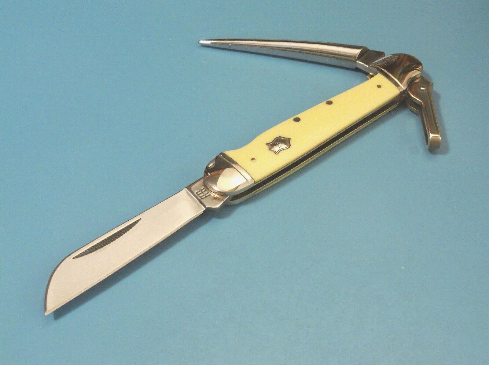 ROUGH RYDER RR897 Marlin Spike Yellow synthetic pocket knife 4 1/2\