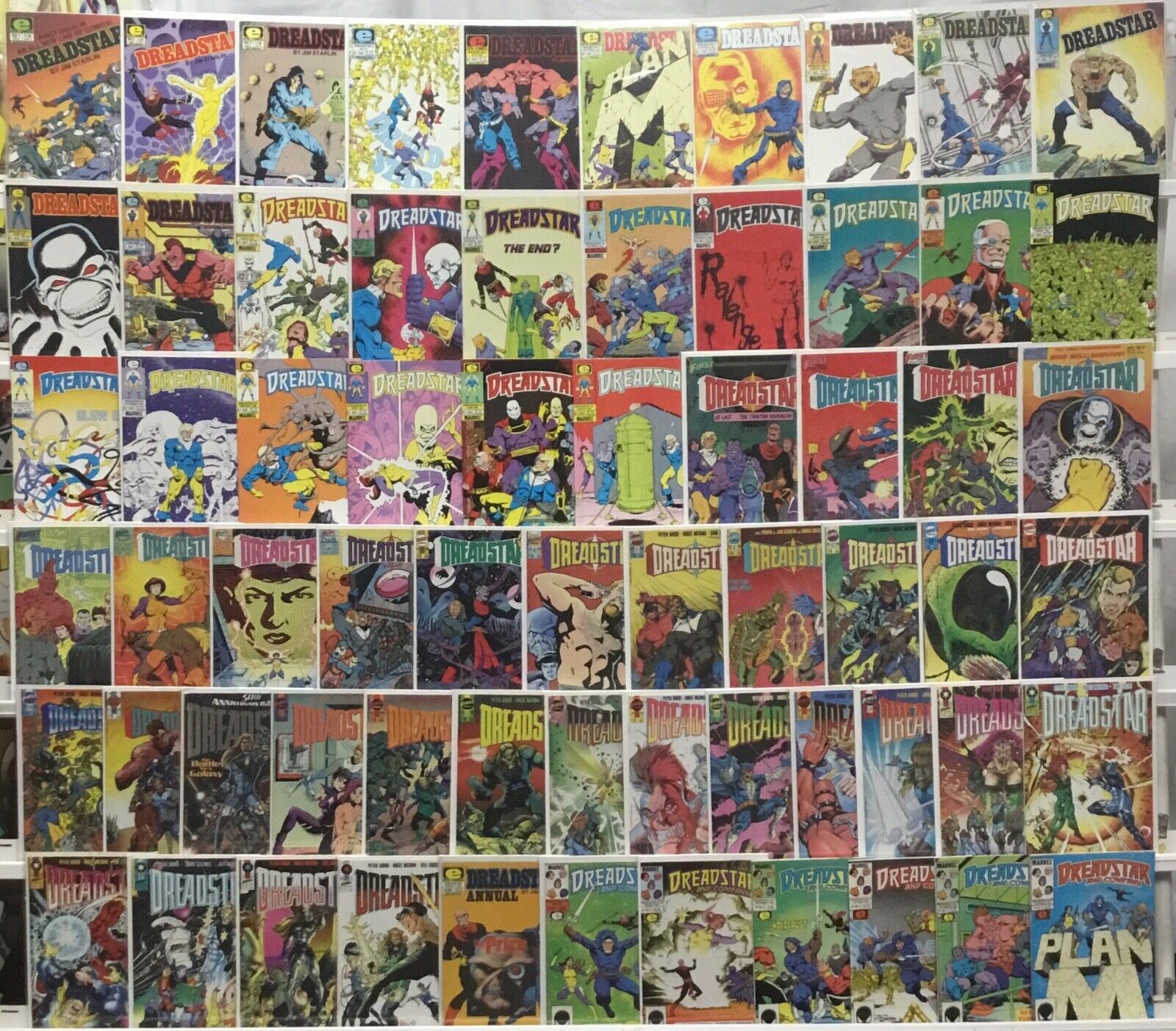 Epic Comics Dreadstar Run Lot 1-64 Plus Annual, Mini-Series - Missing in Bio