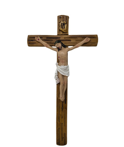 Cruz Con Cristo  Resina 7\