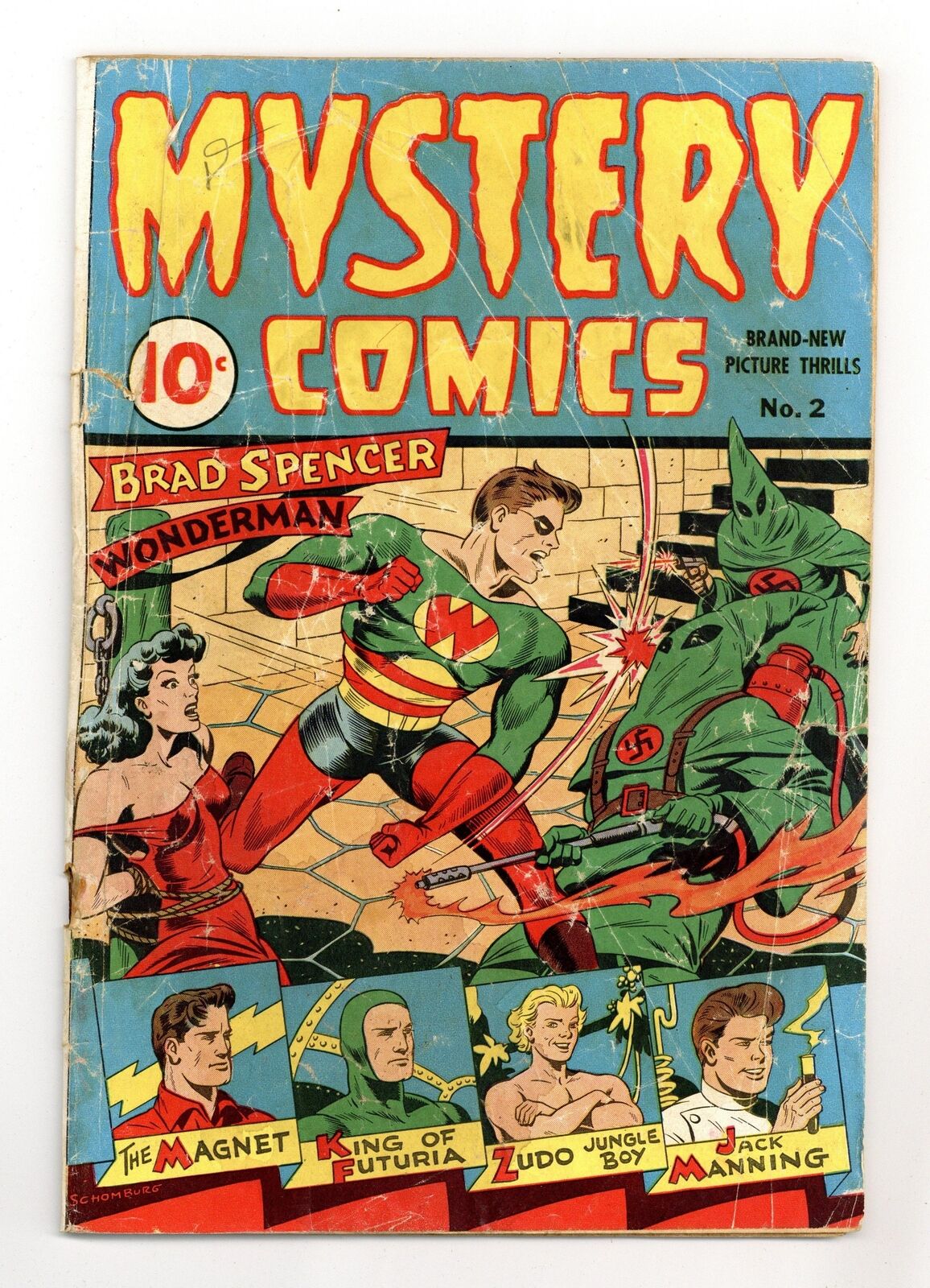 Mystery Comics #2 FR/GD 1.5 1944