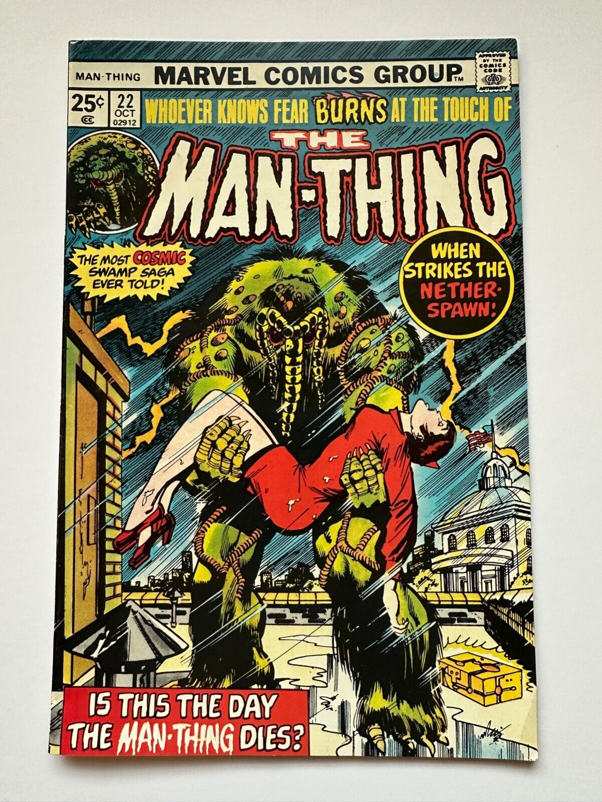 The Man-Thing #22 Marvel 1975 VG
