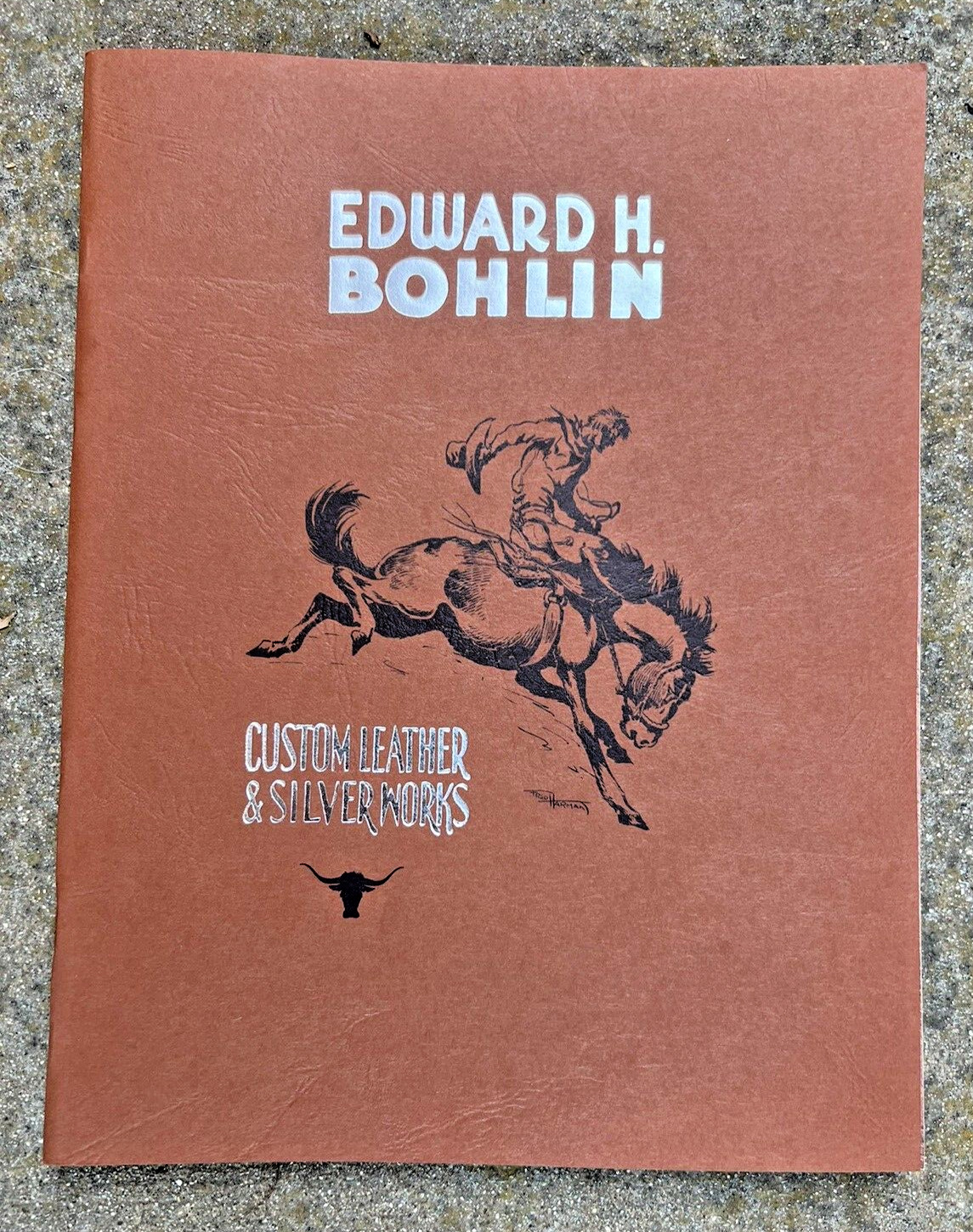 Rare Original Edward H. Bohlin Custom Leather & Silver Works Sales Catalog