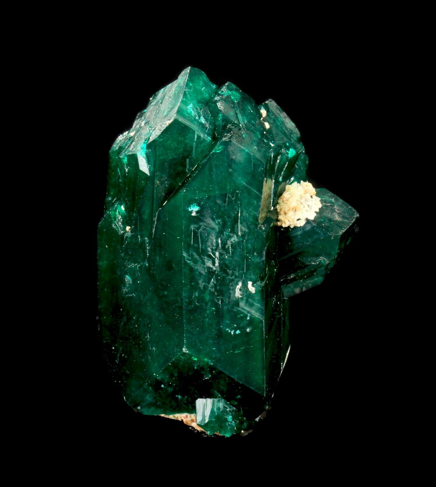 Superb and Rare Emerald Green Dioptase DT Crystal TN from Reneville, Congo