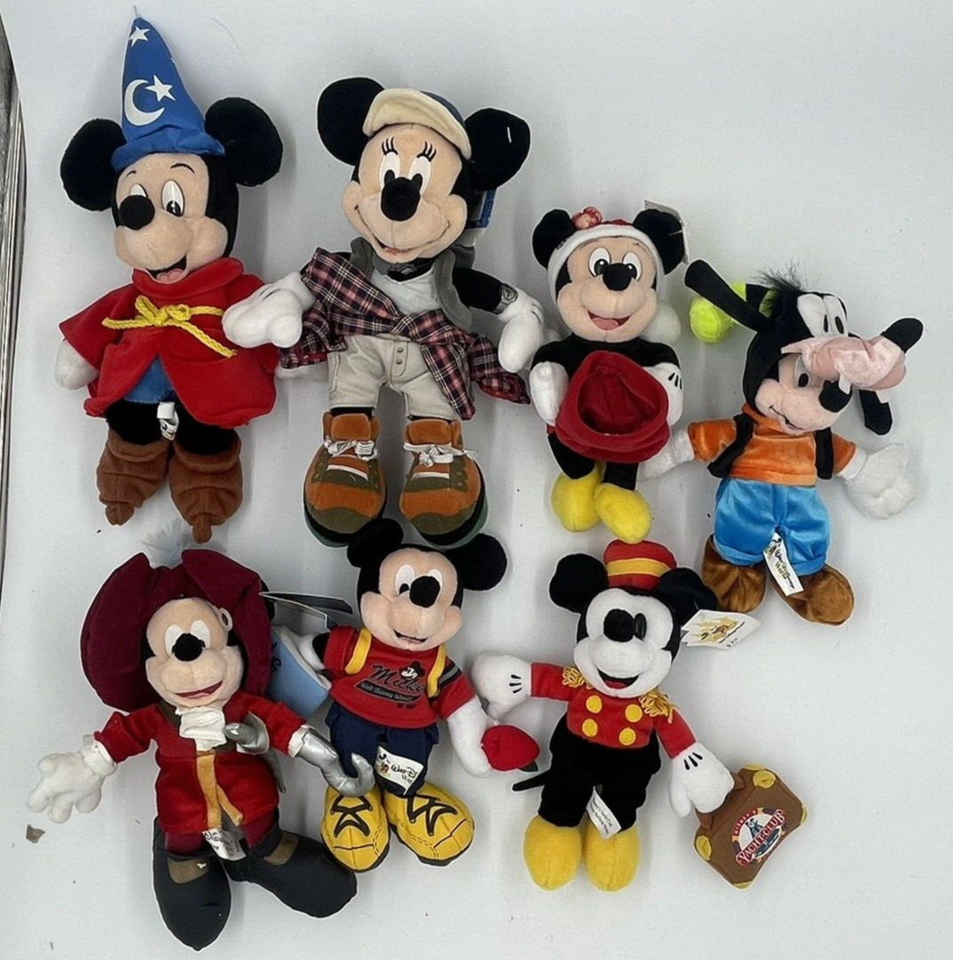 Collection of Mickey Mouse Disney Theme Parks  Plush Toys Soft
