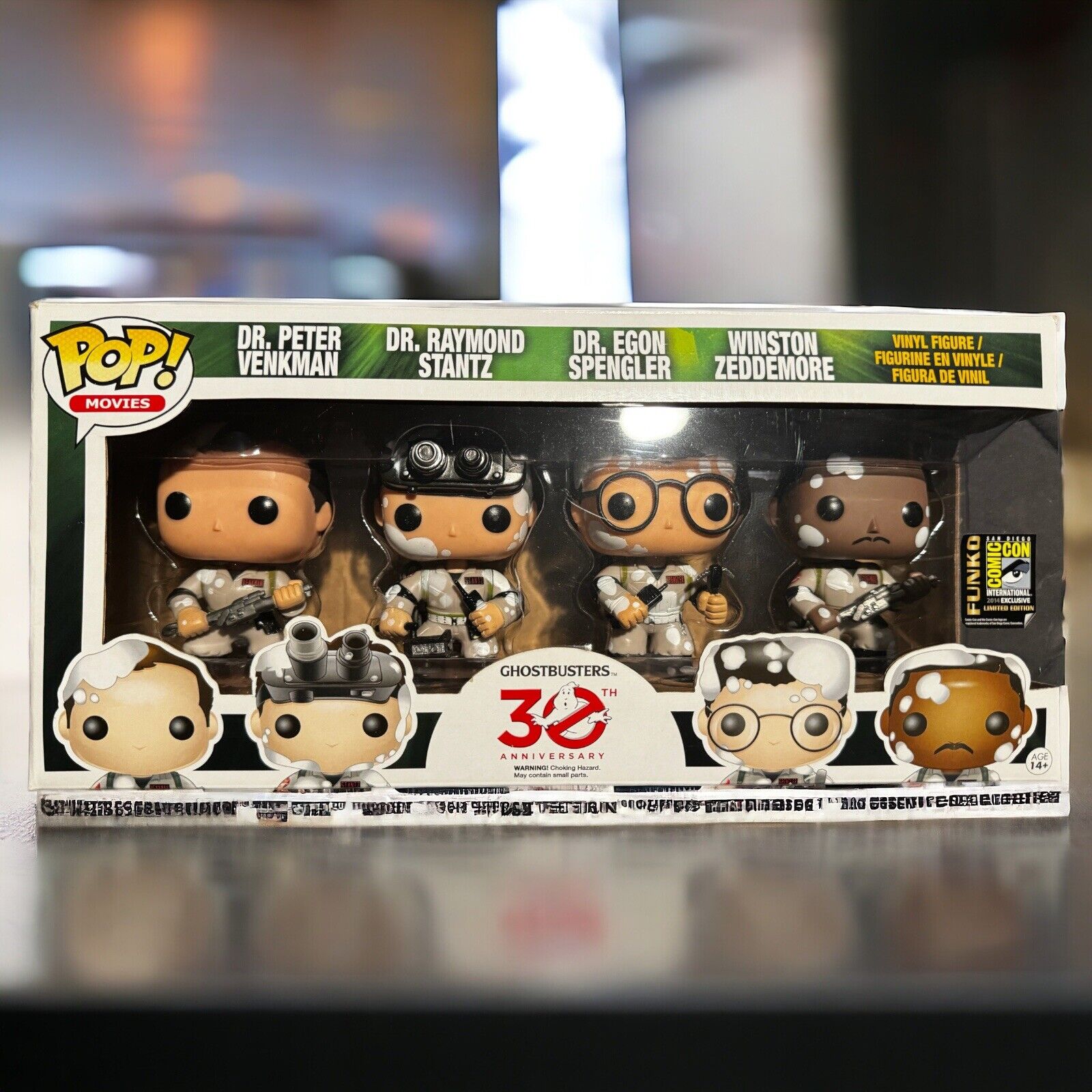 Funko Pop Ghostbusters Marshmallowed 4 Pack 2014 SDCC Exclusive 30th Anniversary