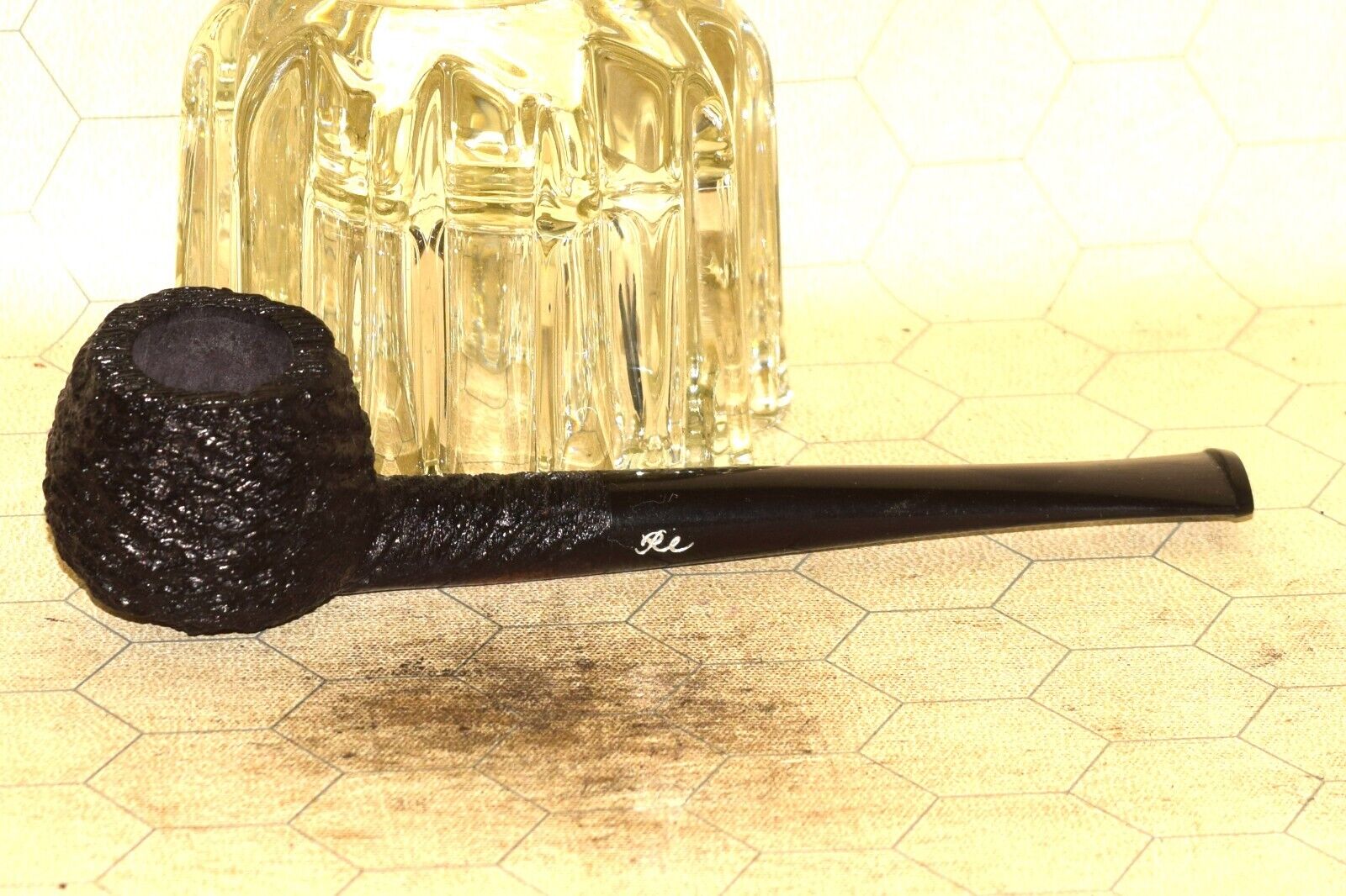 New Unsmoked Small Shag PIPE D COLOGNE 6 France Sitter Tobacco Pipe  #A690