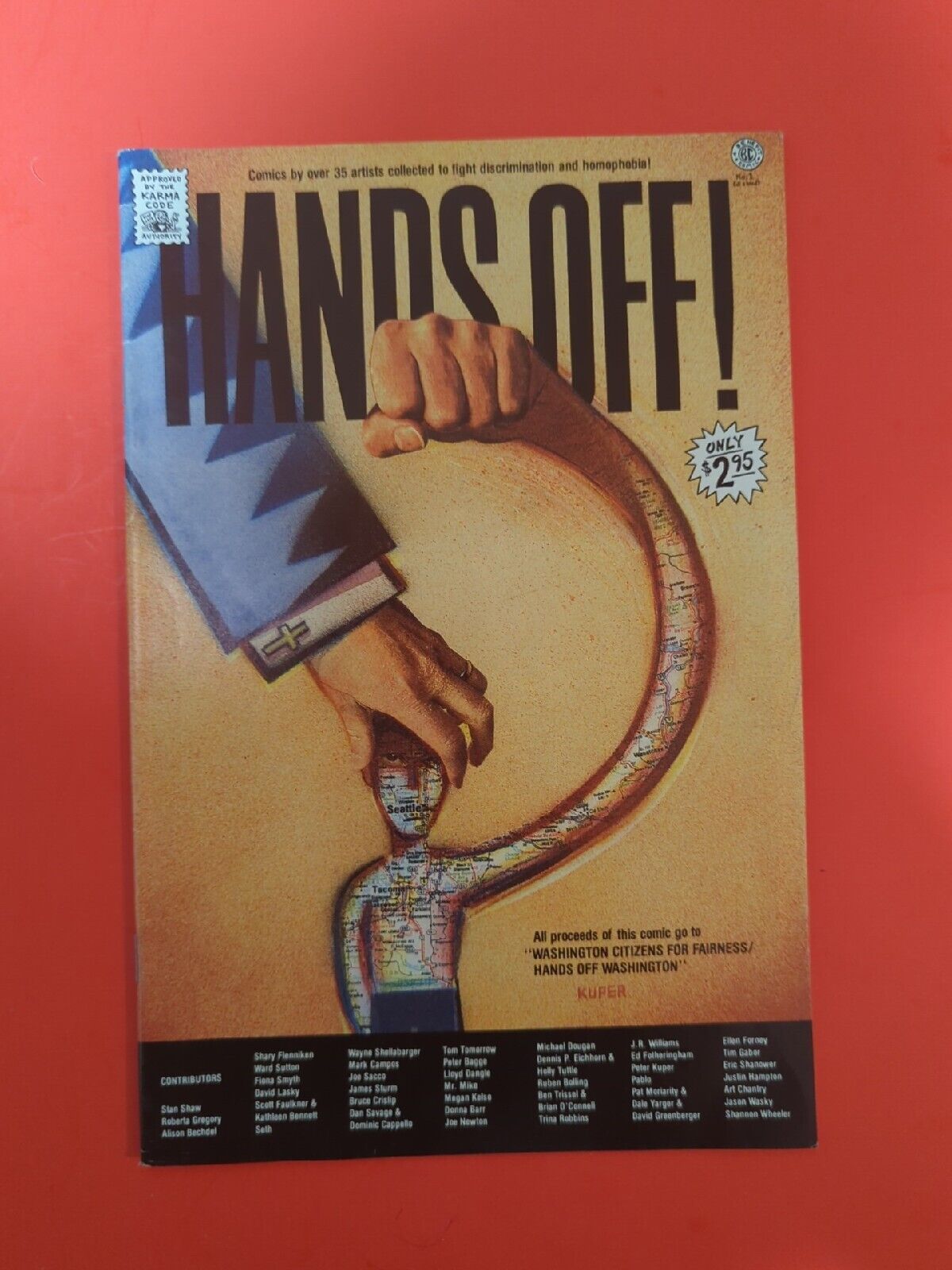 HANDS OFF (1994) #1 Comic RARE HTF (B3)
