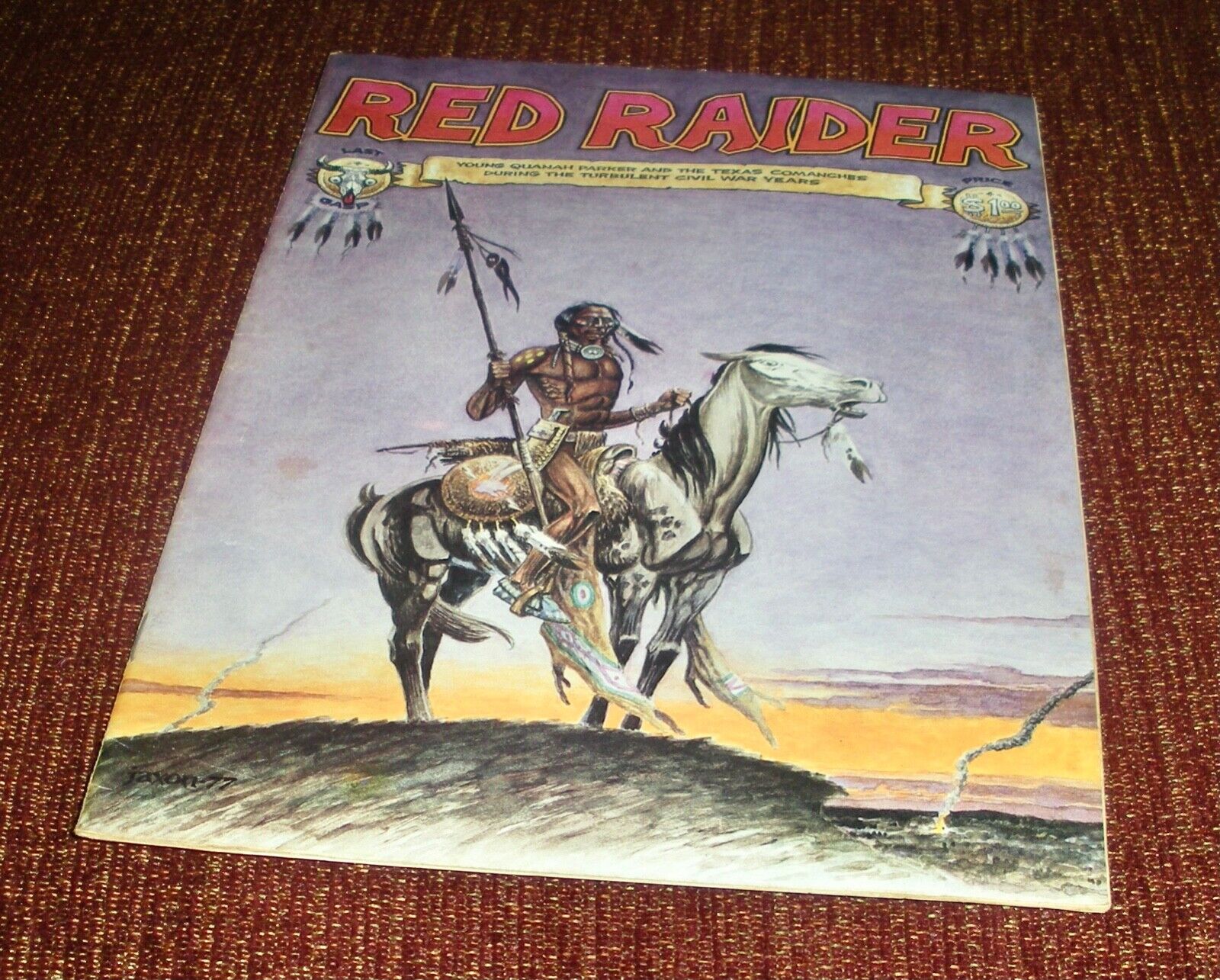 Red Raider, Last Gasp, 1977; Jaxon; Underground; Native American Comanche