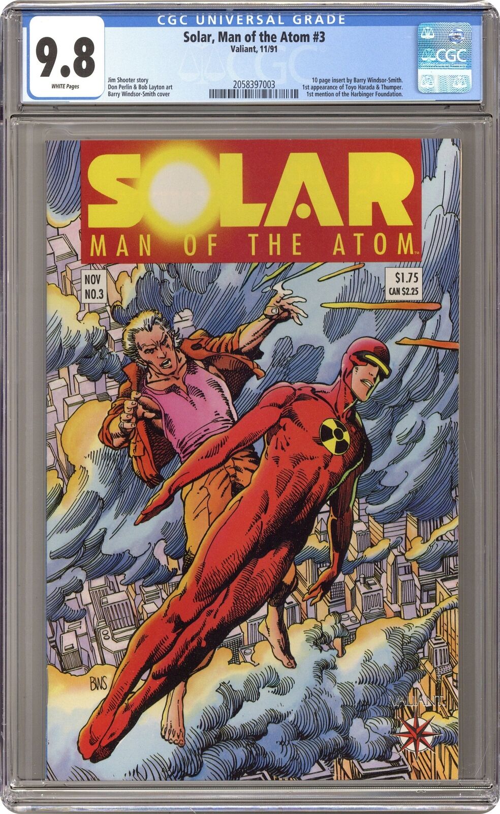 Solar Man of the Atom #3 CGC 9.8 1991 2058397003