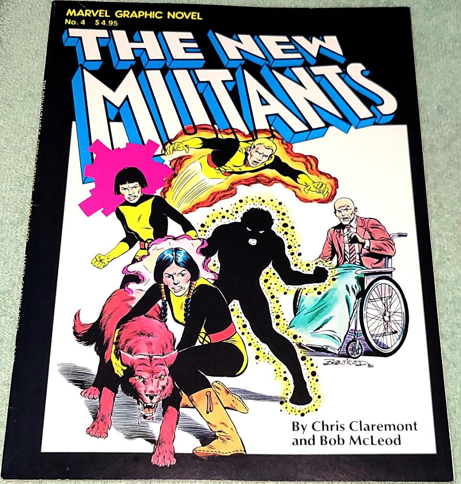 The New Mutants: Marvel Graphic Novel #4 1982 1st App 1st Print VF+ ONE OWNER