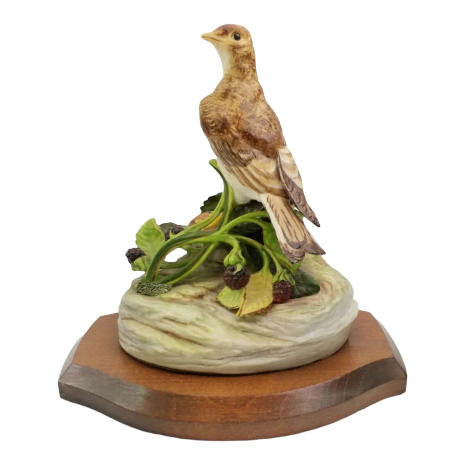 Vintage Cybis Ceramic Male Skylark Bird Figurine Sculpture Signed Numbered #168