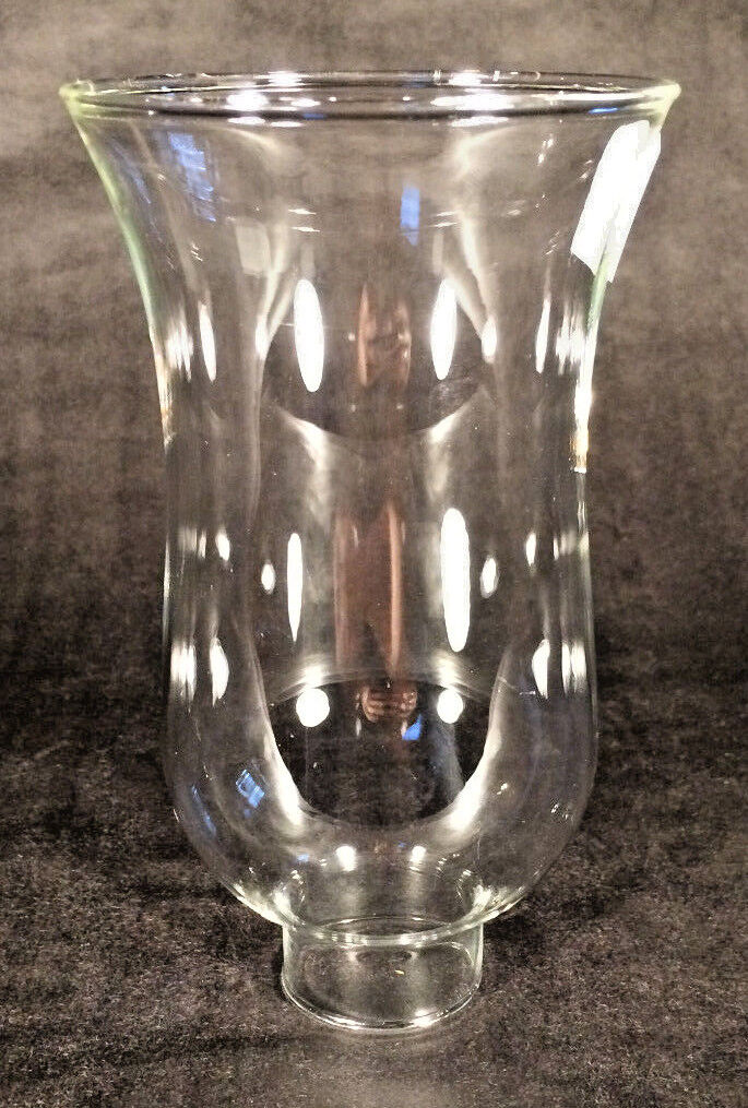 Clear Glass Hurricane Lamp Shade Candle Chandelier Sconce Light, 3 1/2\