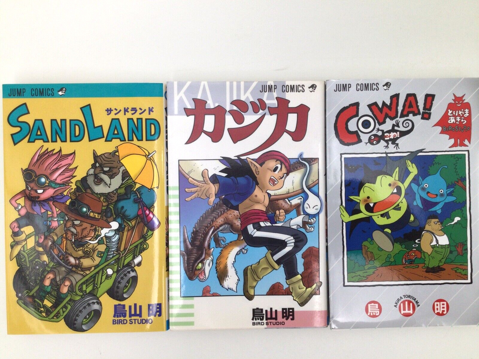 Akira Toriyama Comic Cowa Kajika SAND LAND 1998 1999 2000 3 Books Manga Japan