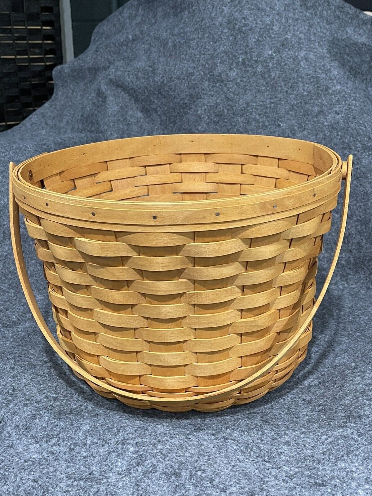 Longaberger Classic Large Fruit Basket 2001 #13200